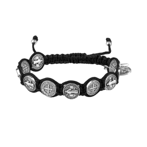 Armband - Zehn des Rosenkranzes - St. Benedikt