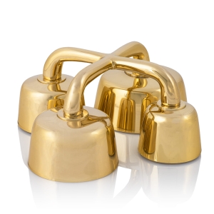 Dzwonki poczwórne - mosiądz