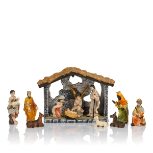 Crèche de Noël - 8.5 cm - Classic