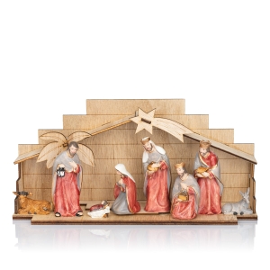 Crèche de Noël - lumineuse - 12 cm - Favola