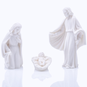 Nativity set - Holy Family - Alabaster