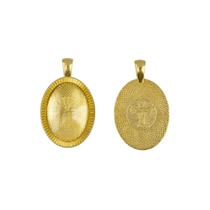 Médaillon - Médaillon pour insert individuel en résine - produit personnalisé