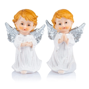 Ange - prière - bougie - 10 cm