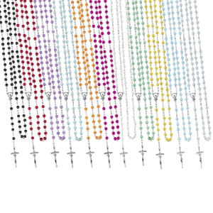 Chapelet - verre - 6 mm