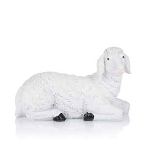 Figurine pour la crèche de Noël - mouton - 11 cm - Grande