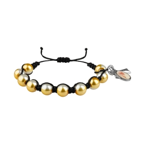 Bracelet - dizainier - petite croix Tau - Saint Jean-Paul II - Pape François