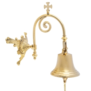 Sygnaturka - mosiądz - dzwonek wiszący