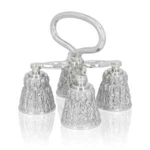 Dzwonki poczwórne - mosiądz - nikiel