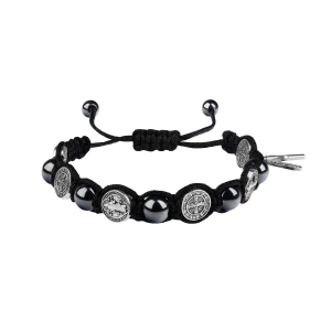 Bracelet - dizainier - Saint Benoît - Ematite