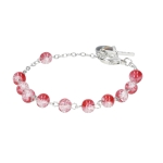 Bracelet - dizainier - Jésus Miséricordieux - Sainte Faustine Kowalska