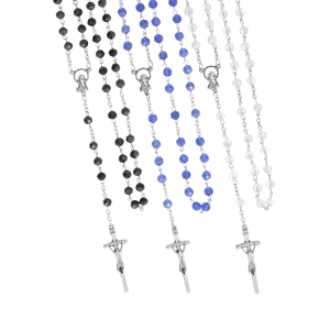Chapelet - verre - 6 mm