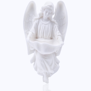 Stoup - angel - Alabaster