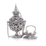 Thurible - laiton - nickel - 23 cm