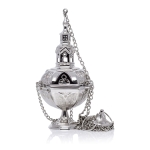 Encensoir - laiton - nickel - 27 cm