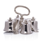 Dzwonki poczwórne - mosiądz - nikiel