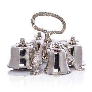 Dzwonki poczwórne - mosiądz - nikiel