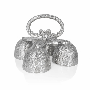 Dzwonki poczwórne - mosiądz - nikiel