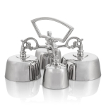 Dzwonki poczwórne - mosiądz - nikiel