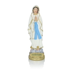 Figurine - Notre-Dame de Lourdes - 14 cm