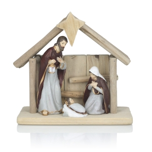 Crèche de Noël - Sainte Famille - 18 cm - Favola
