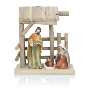 Crèche de Noël - Sainte Famille - 20 cm - Favola