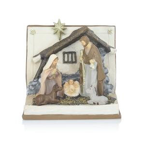 Crèche de Noël - Sainte Famille - 10 cm - Favola