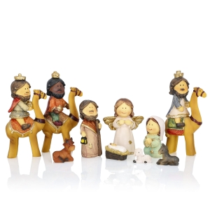 Crèche de Noël - Enfants - 11 cm - Classique