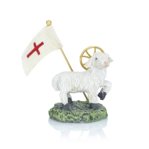 Figurine - Agneau de Pâques - 7 cm - Pâques