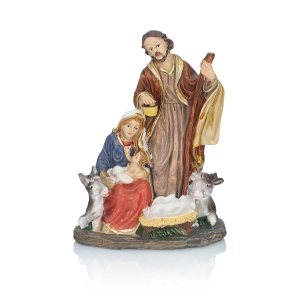 Crèche de Noël - Sainte Famille - 12 cm - Classique
