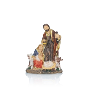Crèche de Noël - Sainte Famille - 6 cm - Classique