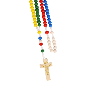 Rosary - wood - 7 mm - missionary
