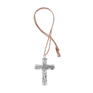 Halskette - Kreuz - Heiligste Dreifaltigkeit - Geschenk - Andenken zur Firmung - Riemen