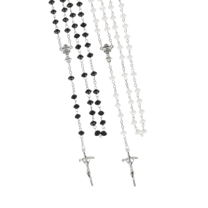 Chapelet - Première Communion - 6 mm - plastique - boîte