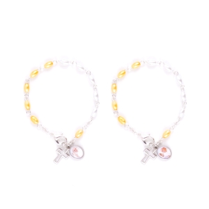 Bracelet - dizainier - Saint Jean-Paul II - Pape François
