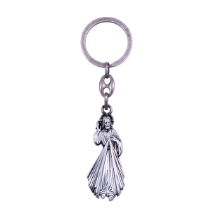 Porte-clé - Jésus Miséricordieux - satiné