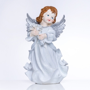 Angel with a bouquet