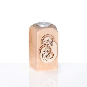 Bougeoir - Sainte Famille - bois