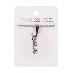 Collier - JESUS - Stainless Steel