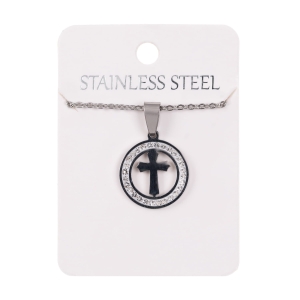 Collier - petite croix - Stainless Steel