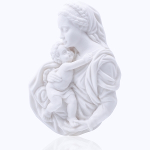 Our Mother with Baby Jesus - Alabaster