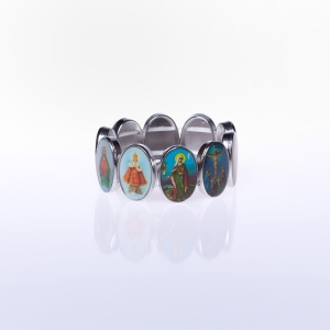Bracelet - inset with saints