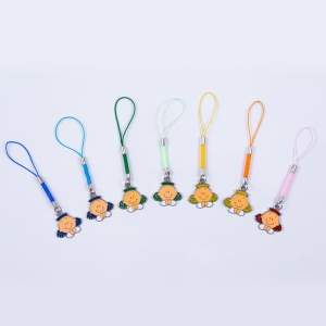 Pendant - angel - metal - mix color