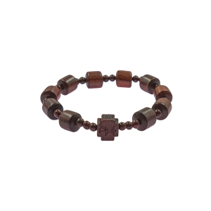 Bracelet - dizainier - bois de rose (mukula) - Legno