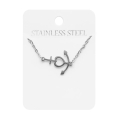 Naszyjnik - krzyż - serce - kotwica - Stainless Steel - NS076.jpg