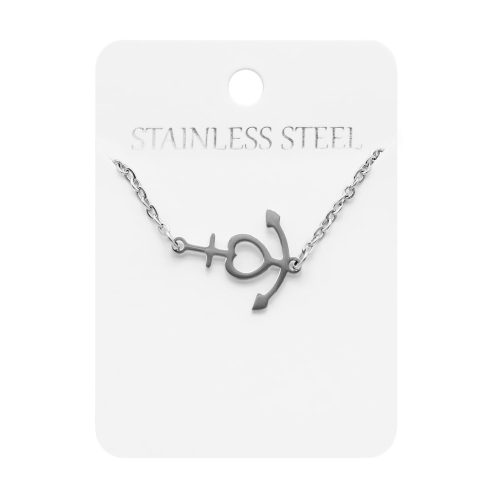 Naszyjnik - krzyż - serce - kotwica - Stainless Steel - NS076.jpg