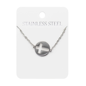 Collier - croix - Stainless Steel