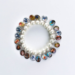Bracelet - holy medals with saints