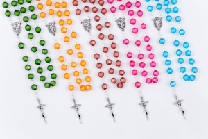 Chapelet - plastique - 10 mm - Notre-Dame Immaculée