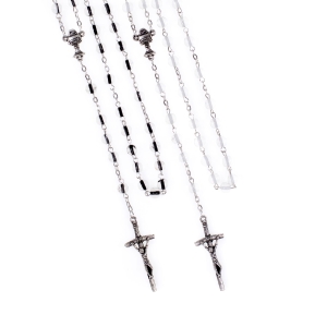 Różaniec - Pierwsza Komunia Święta - 6 mm - szkło - R294K