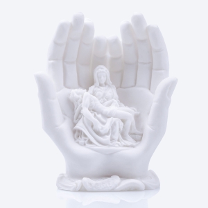 Pieta - Hands of Providence - Alabaster